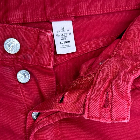 &Demin women’s high rise jeans size 28 - Picture 5 of 5